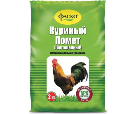 Удобрение для улучшения структуры почвы Куриный помет сухой Фаско 2 кг Фотография_0