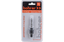 Адаптер для коронок 14-30 мм Bimetal hex BOHRER