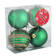 Набор шаров Совершенство зеленый, диаметр 6 см (4 шт)  Фотография_0