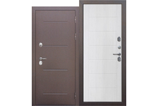 Дверь входная Ferroni ISOTERMA, 11 см, медный антик, астана милки, правая, 860х2050 мм