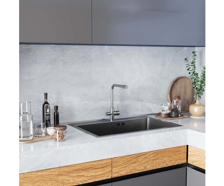 Смеситель для кухни MIXLINE MLSS3220/0320 с выходом для питьевого фильтра, сатин Фотография_3