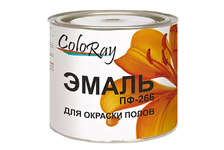 Эмаль для пола Сoloray ПФ-266, желто-коричневая (1.9 кг)