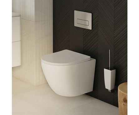 Унитаз подвесной безободковый BLARNSEi25 Blanco IDDIS Фотография_2