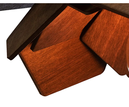 Светильник подвесной WL006-1P-560 WG, дерево темное, Е27 Фотография_2