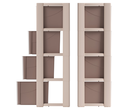 Комод для хранения 4 ящика бежевый КОЛОРИТ АЛЬТЕРНАТИВА Фотография_2