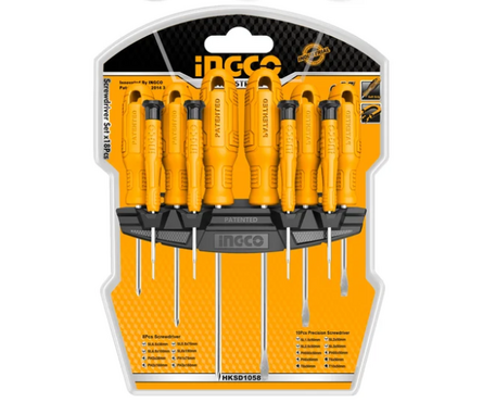 Набор отверток 10 предметов INGCO Фотография_1