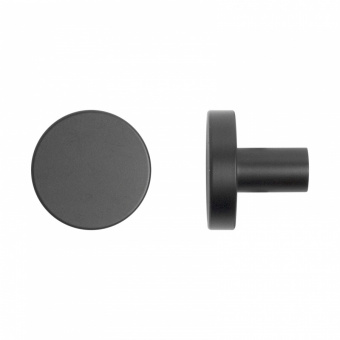 Ручка-кнопка мебельная StahiBuro AP2401 BL матовый черный (2 шт/уп) Фотография_1