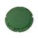 Люк канализационный полимерный 6 кН круглый малый (460х60 мм), зеленый Фотография_0