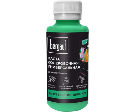 Колер зеленое яблоко BERGAUF 100 мл Фотография_0