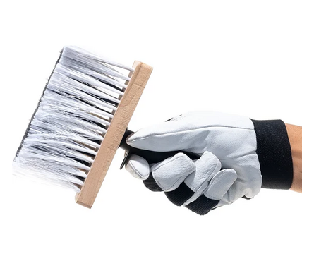 Кисть-макловица 70х150 мм искусственная щетина, деревянный корпус, пластмассовая ручка MATRIX Фотография_2