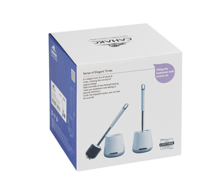 Ершик для унитаза с силиконовой щеткой белый 825 САНАКС Фотография_3