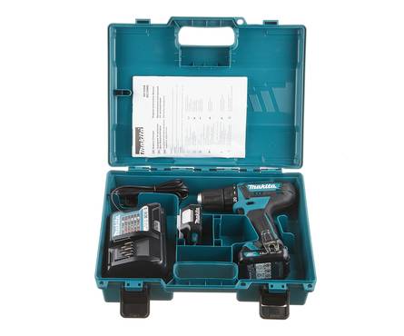 Дрель-шуруповерт MAKITA DF333DWYE 12В, 2 шт. аккумулятора, 1.5 Ач, 30 Нм Фотография_20