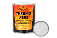 Эмаль термостойкая серебристая OLIMP Thermo 900°C 0.8 л