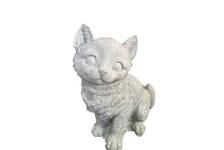 Фигура бетонная ландшафтная Котенок неокрашенная