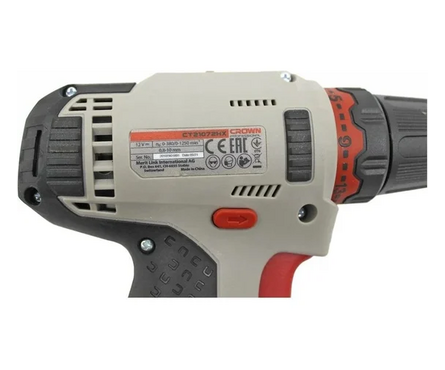 Дрель-шуруповерт 12 В, 2 шт Li акк. 2 Ач, 17 Нм, CT21072LH-2 BMC CROWN Фотография_3