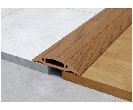 Порог с монтажным каналом 42х1600 мм дуб коньячный Фотография_2