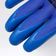 Перчатки полиэстер с латексным покрытием для тяжелых работ в и/у синие р-р XL FIBERON Фотография_2