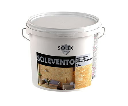 Штукатурка декоративная SOLEX Solevento, 15 кг Фотография_0