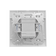 Выключатель 1-кл. с подсветкой белый 10А МИНСК EKF ERV10-121-10 Фотография_1