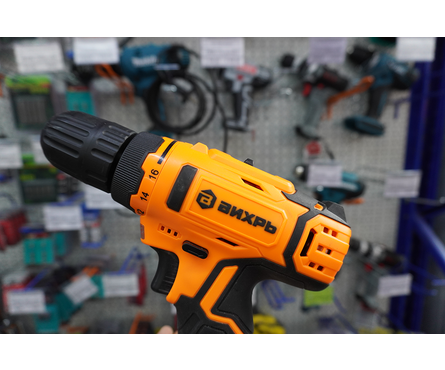 Дрель-шуруповерт Вихрь ДА-14.4Л-2КА 14.4 В 2 шт Li-ion акк., 0.8-10 мм Фотография_10