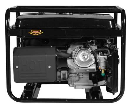 Генератор бензиновый 6.5 кВт 220В бак 25 л ручной стартер DY8000L HUTER Фотография_4