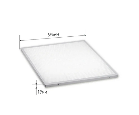 Светильник светодиодный ДВО-ПРИЗМА 36 Вт 6500К 3420 Лм 595х595х19 мм IP40 Фотография_3