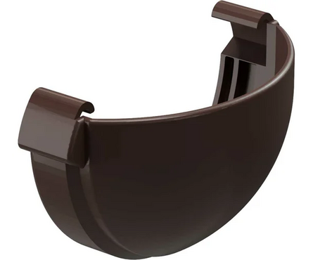 Заглушка желоба Дёке LUX (шоколад)  Фотография_0