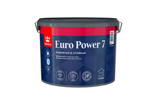 Краска EURO POWER-7 TIKKURILA моющаяся для стен и потолков, база С, 9 л
