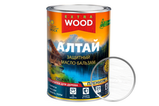 Масло-бальзам для дерева WOOD Extra Алтай прозрачное БАЗА С 0.75 л 