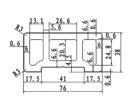 Поручень (76х38х2900 мм) 3D CO-EXTRUSION, PG, коллекция NUSADUA, ДПК, цвет белый Фотография_2
