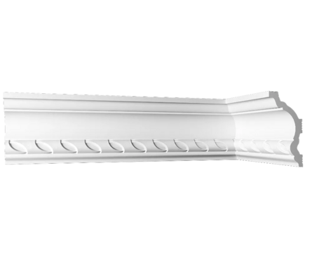 Плинтус потолочный дюрополимер 09001 D 42х80х2000 мм Формат Фотография_0