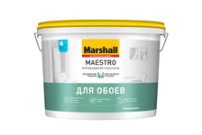 Краска ВД Marshall «Maestro» Интерьерная классика, для обоев, глубокоматовая (4.5 л)