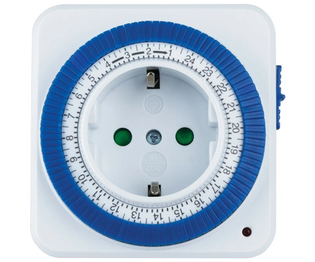Таймер розеточный электромеханический 61 558 NTR-A-S02-WH Navigator Фотография_2