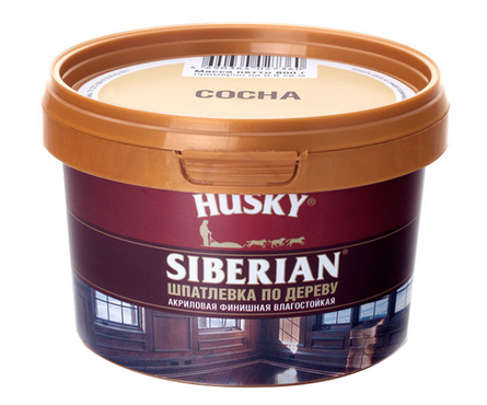 Шпатлевка по дереву HUSKY цвет сосна, -20°C (0.4 кг) Фотография_1