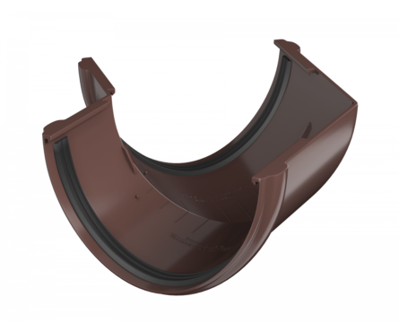 Угол желоба 135° ТехноНИКОЛЬ ПВХ, коричневый Фотография_1