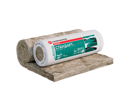 Утеплитель Минвата Технониколь Стандарт Рулон 40 PN 6150х1220х100 мм (7.5 м²/0.75 м³/1 мат) Фотография_1
