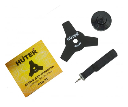 Триммер электрический 1.5 кВт леска/нож 2.0 мм срез 42/35 см вес 6.1 кг GET-1500B HUTER Фотография_9