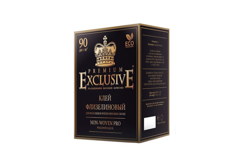 Клей Флизелиновый Exclusive Premium. Обойный клей Exclusive. Клей обойный премиум эксклюзив. Клей Exclusive платинум Флизелиновый.