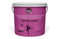 Штукатурка декоративная BERGAUF Crystal Pasta акриловая (камешковая) 1-1.5 мм, 25 кг