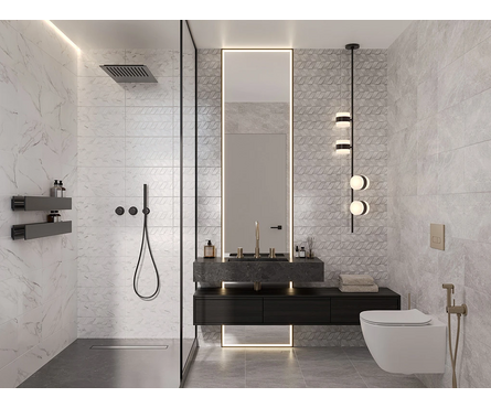 Плитка облицовочная низ 04 Нова серая 250х400х8 мм 1-й сорт Фотография_1