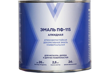 Эмаль универсальная ПФ-115 коричневая V 2.6 кг