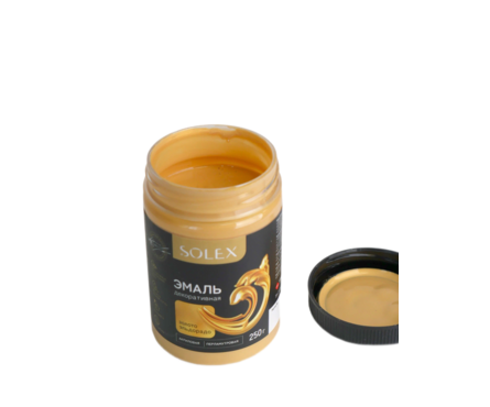 Эмаль акриловая SOLEX золото эльдорадо 0.25 кг Фотография_2
