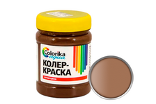 Колер-краска Colorika Aqua, коричневая, 0,5 кг