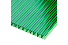 Сотовый поликарбонат 8 мм Зеленый СОТАЛЮКС (12х2.1 м) 0.90 кг/м²