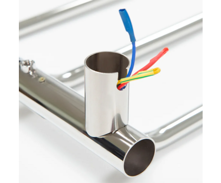 Полотенцесушитель электрический Тругор 80x50 см, таймер, скрытое/универсальное подключение Фотография_2