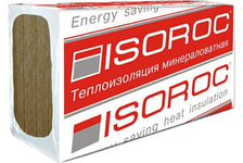 Утеплитель Минвата ISOROC Изоруф Н плотность 130кг/м², 1000х600х100мм (1.2 м²/0.12 м³/2 плиты)