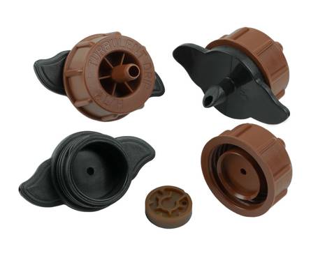 Капельница для полива 8 л/ч некомпенсированная 0,7-3,2 бар разборная (коричневая) Фотография_1