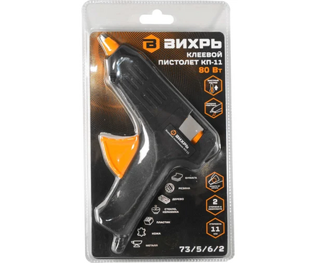 Пистолет термоклеевой 11 мм 80 Вт/230 В КП-11 ВИХРЬ Фотография_3