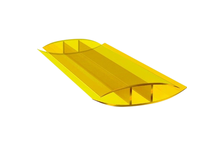 Профиль для поликарбоната Н-8 мм, желтый, 6 м
