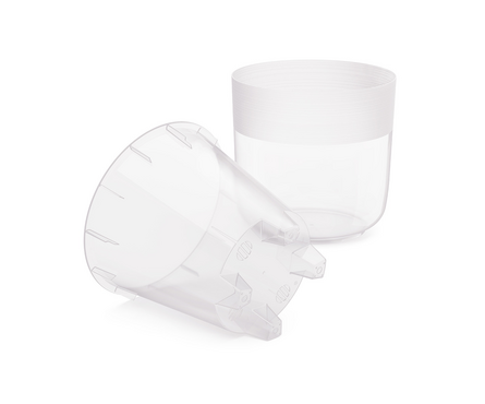 Кашпо для цветов прозрачное с автополивом ЛИНЕЛЬ D 215 мм 6 л Фотография_2